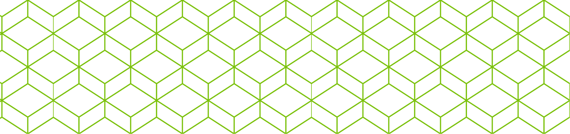 Cube pattern — Green Apple